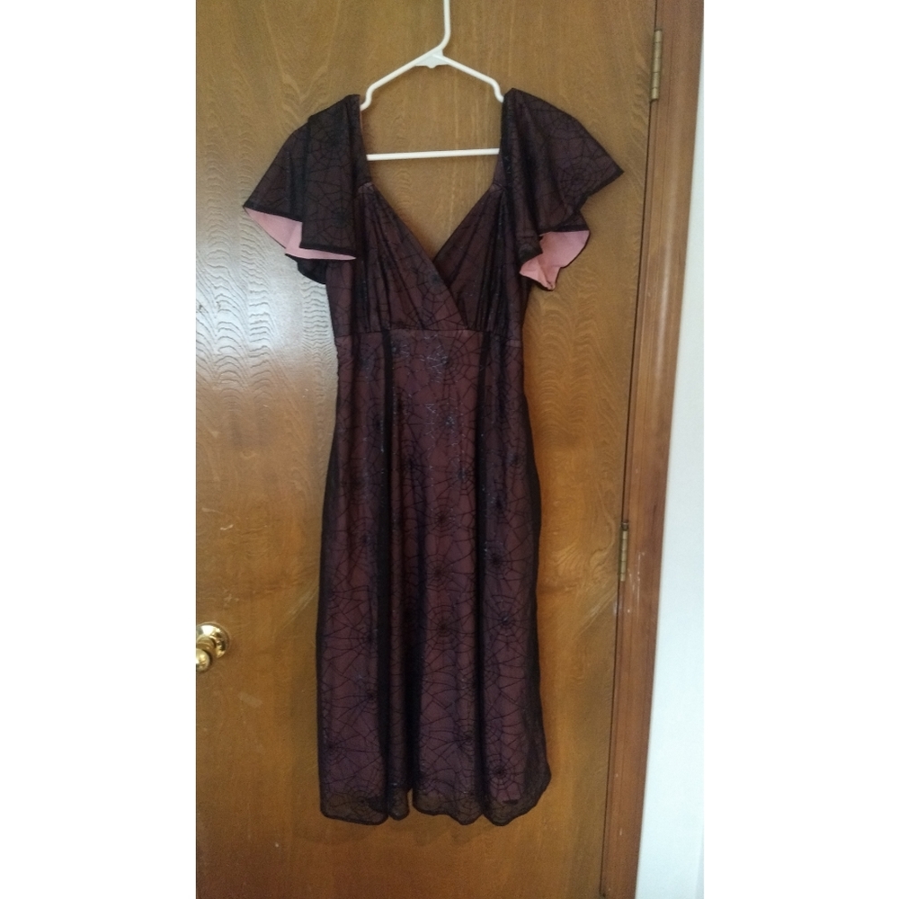 Vixen Spiderweb Babydoll dress